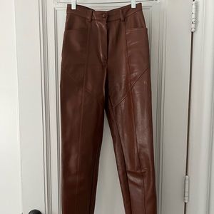 Aritzia rebel pant leather